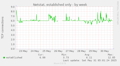Netstat, established only